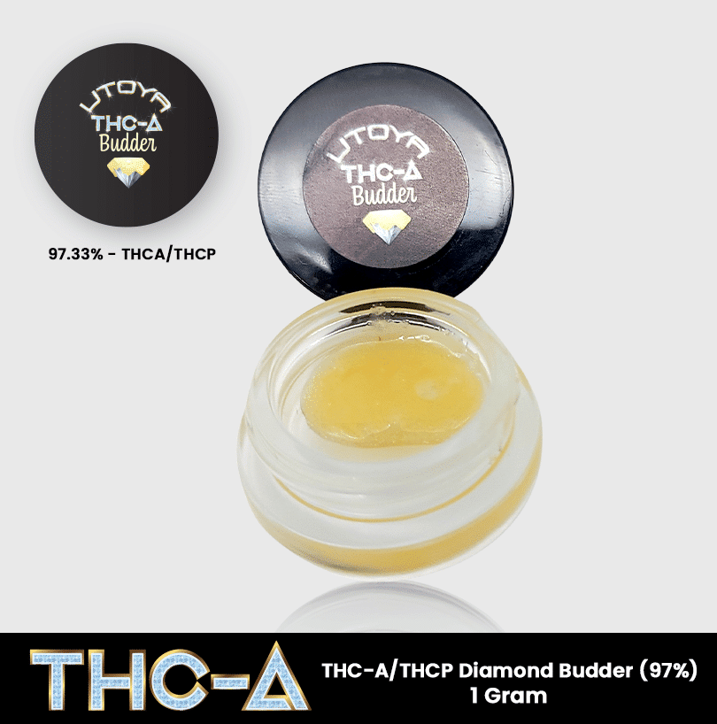 THCA/THCP Diamond Budder (97.33%) (1g) THC-A Diamonds Crystalline In ...